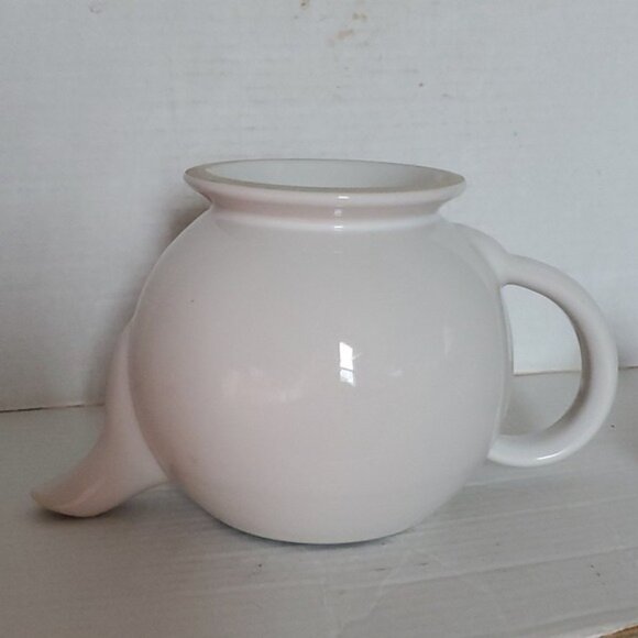Fiestaware Fiesta 44 Oz CERAMIC Covered Teapot Container Pitcher Carafe White - Picture 10 of 16